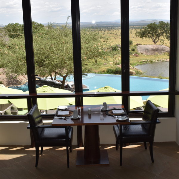 ...and diners can take in the view.