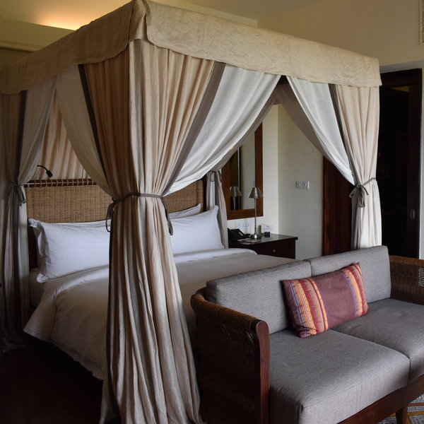 The rooms come with comfortable twin or double beds...