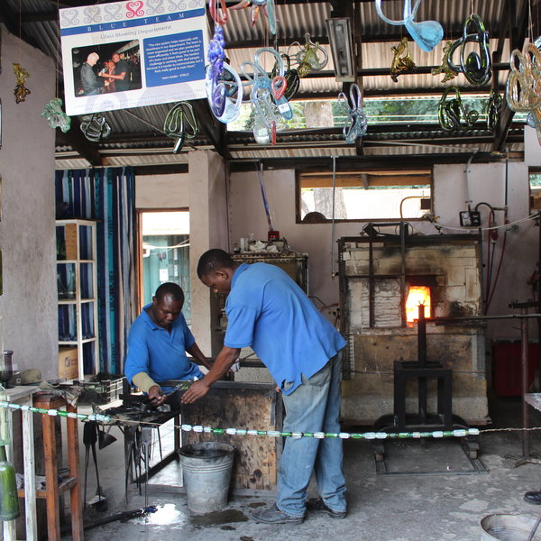 …which provides space for a large community of mostly disabled artisans…