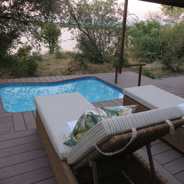 ...and the plunge pool is perfect in the late summer heat.