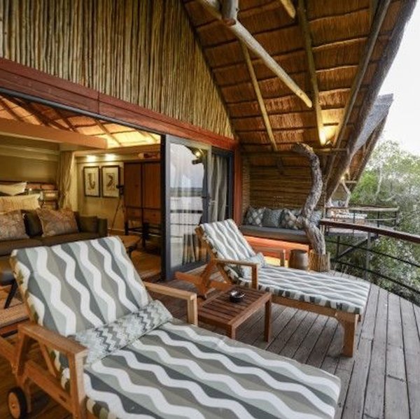 Chobe Water Villas occupies a beautiful spot on the Namibian banks of the Chobe River