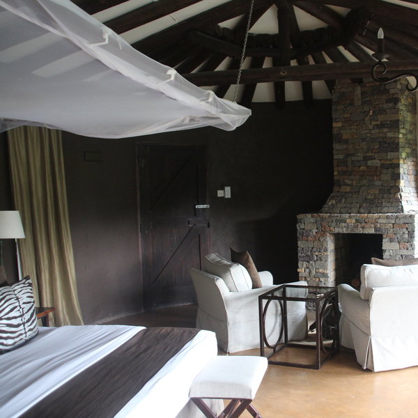 …and every room has a fireplace…