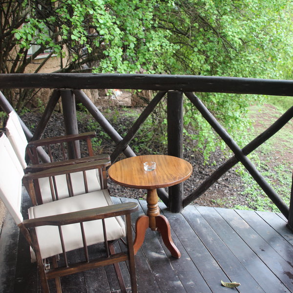 ... and a delightful veranda...