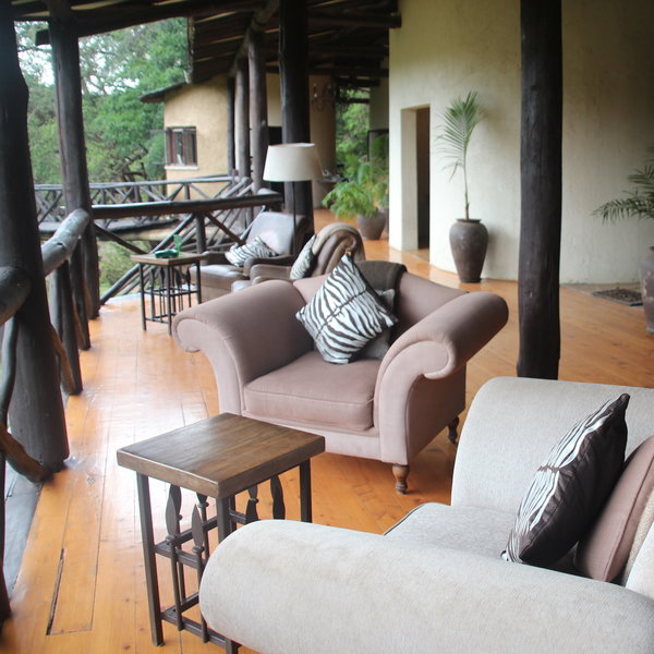 …where there are plenty of places to relax…
