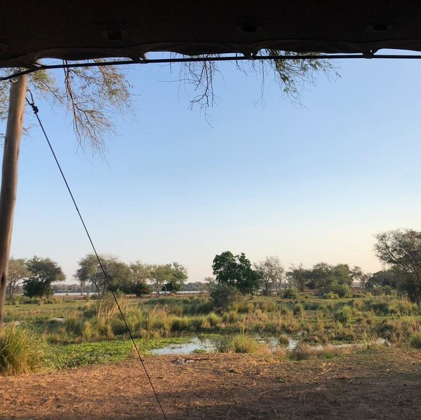 Chula Island Camp sits in a natal mahogany grove on the small Katengahumba Island, on the Zambezi River.