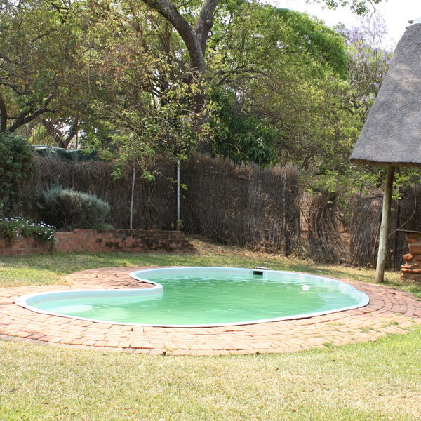 There's a small pool too, perfect for the hotter months.