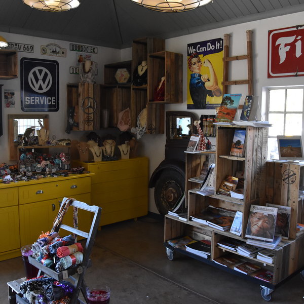 ...including curio shop, bar, restaurant and ATM.