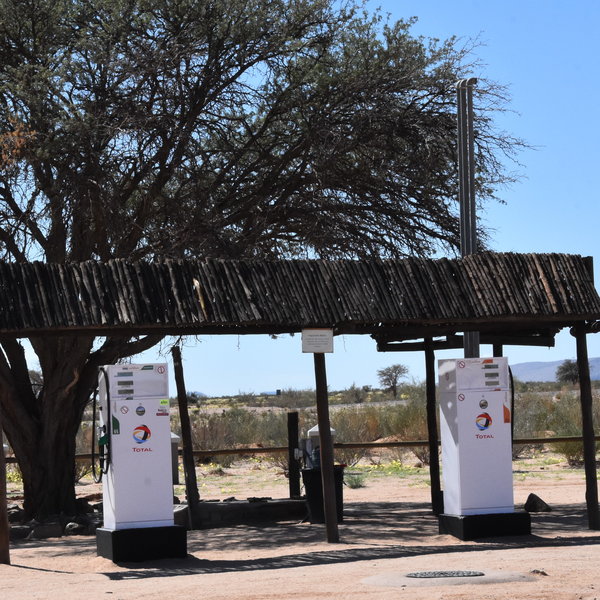 ...and conveniently for self-drivers a fuel station.