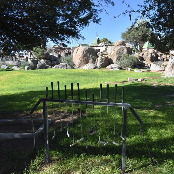 ...and a mini golf course (although we aren't sure how playable this is).