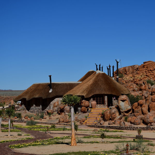Canon Village has a beautiful location near Fish River Canyon...
