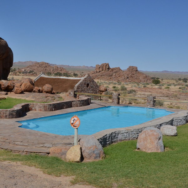 Outside there is a lovely pool with an honesty bar and surrounded by sun loungers.