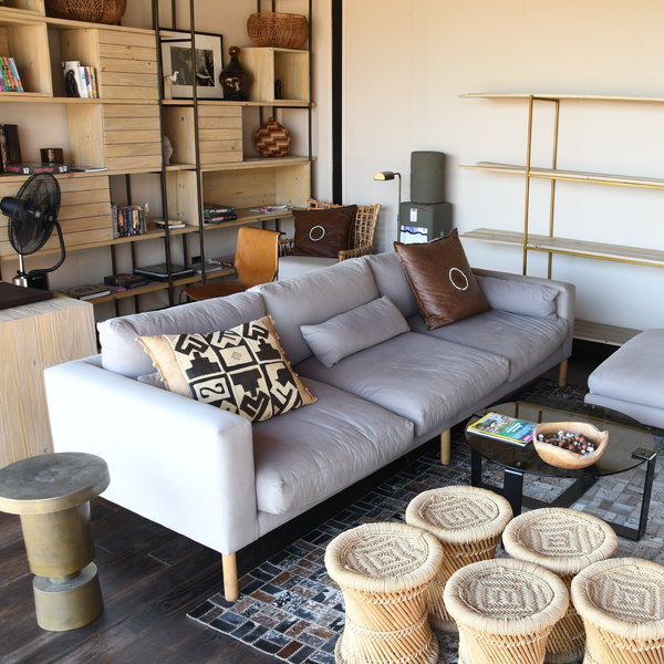 ...including lots of areas to relax...
