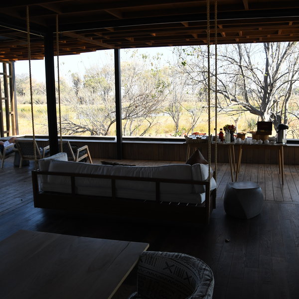 ...and a swinging bench, from which to enjoy the beautiful surroundings