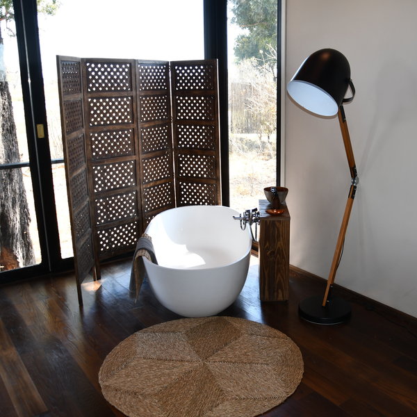 ...a free-standing bath as well as a large shower.