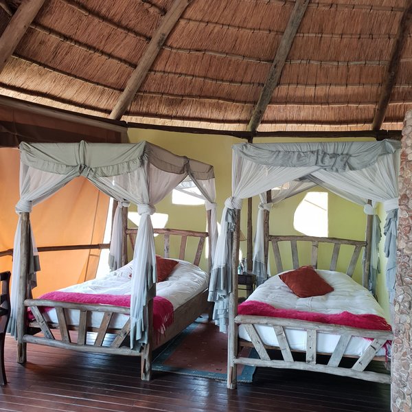 The twin room in the Livingstone Suite is perfect for children.