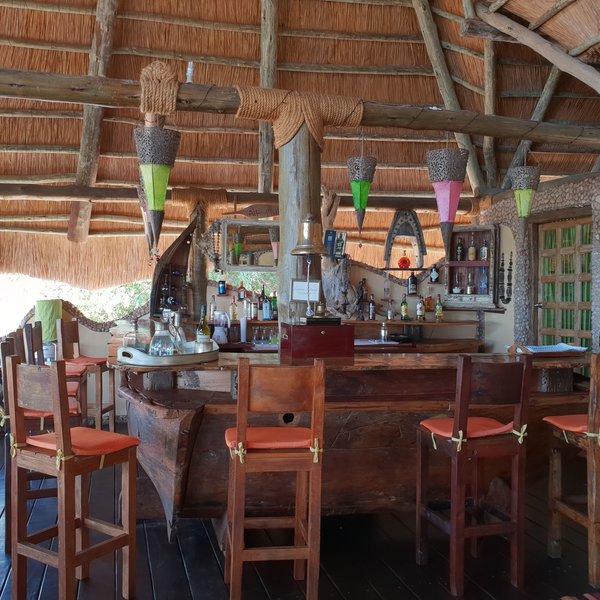 ...a bar area with music playing in the evenings...