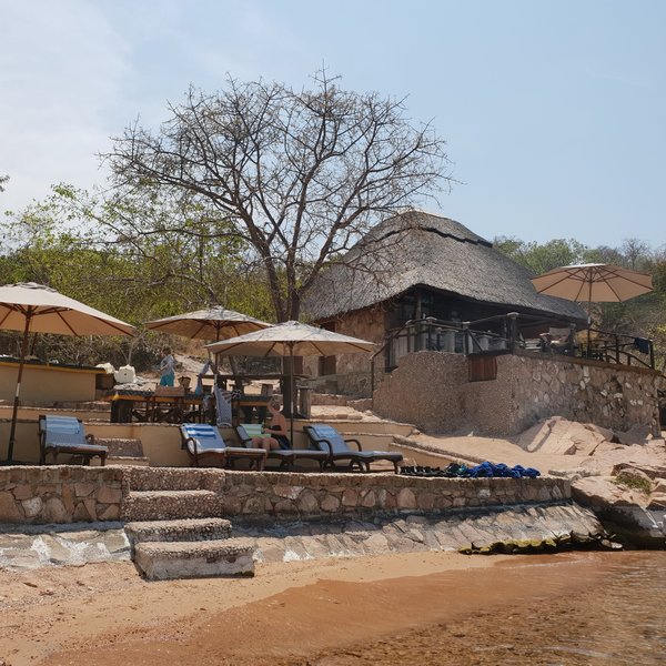 ...or guests can head back down to the bottom of the island...