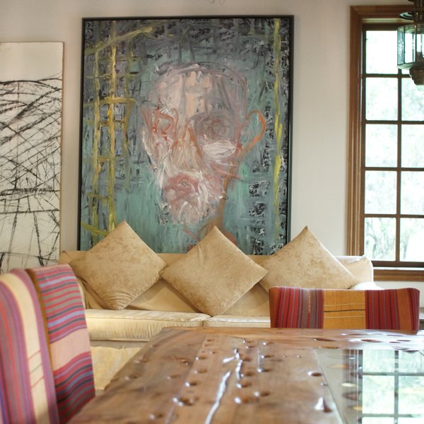 Inside the main house is very stylish...