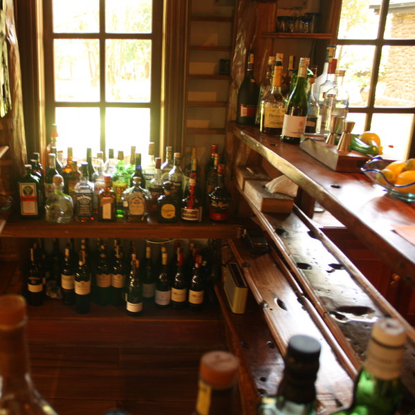 and a fully stocked bar.