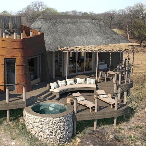 Puku Ridge has a fantastic location in the South Luangwa National Park