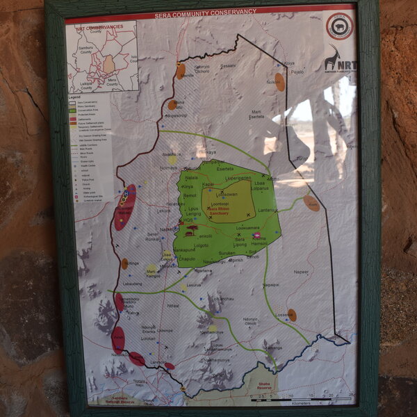 ...and learn about the Sera Conservancy from one of the guides.