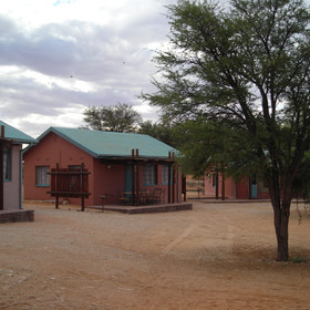 Mata Mata is the gateway to and from Namibia and is the smallest of the main restcamps