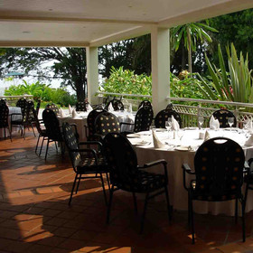 It is also possible to have your meal outside...