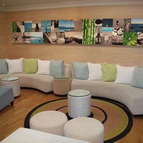 ...with a comfortable lounge area.