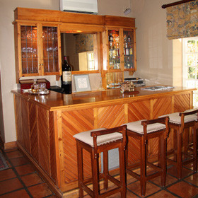 Inside the Guesthouse there is a bar...