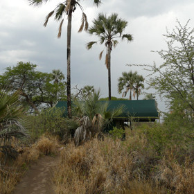 There are six spacious Meru tents...