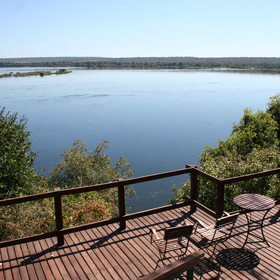 … and has great views both upstream and downstream.
