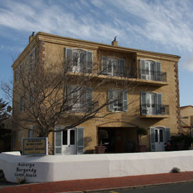 Auberge Burgundy is set in the historic heart of Hermanus, near the old harbour.