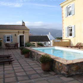...or sunbathe on the stone terrace, by the lodge's sparkling swimming pool.