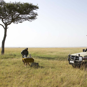 …before enjoying a well-deserved sundowner.