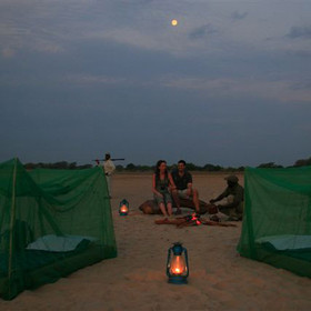 ... and set up your beds under the stars.