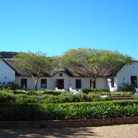 The hub of the lodges is the Homestead...