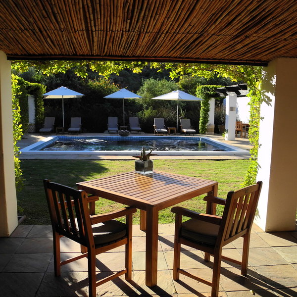 The wonderful terrace is a perfect place for warm summer evenings...
