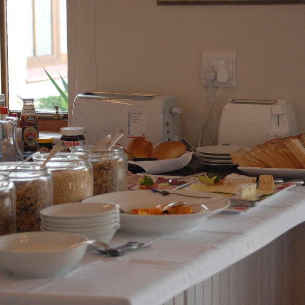 ...which consists of a varied buffet.