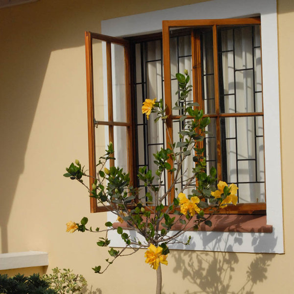 Cornerstone Guesthouse also boasts well-tended gardens...