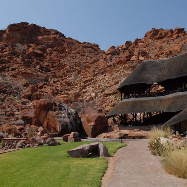 The design blends into the surroundings...