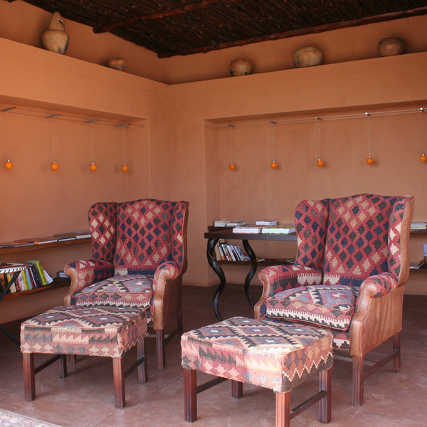 The main facilities include a library, two lounge areas, two dining rooms and a log-fire place.