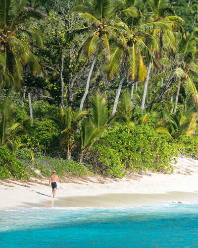 Walking in Seychelles