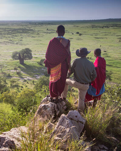 Walking in Tanzania